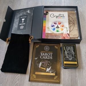 Tarot Card Set 78 Cards Crystal Book Healing Wellbeing Spirituality Witch Gypsy